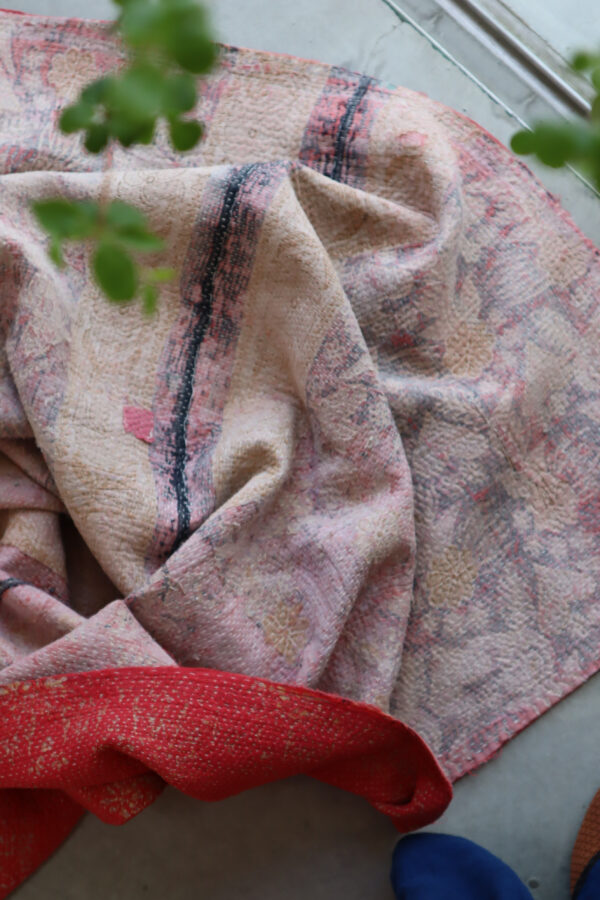Vintage kantha / V 17 - 画像 (4)