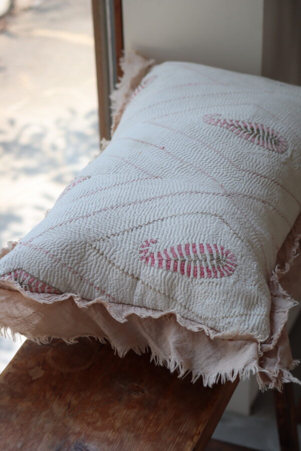 Old Kantha Cushion / G 08 - 画像 (8)