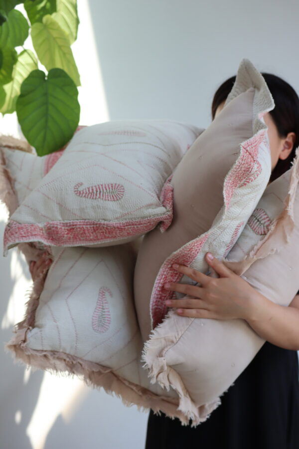 Old Kantha Cushion / G 07 - 画像 (10)