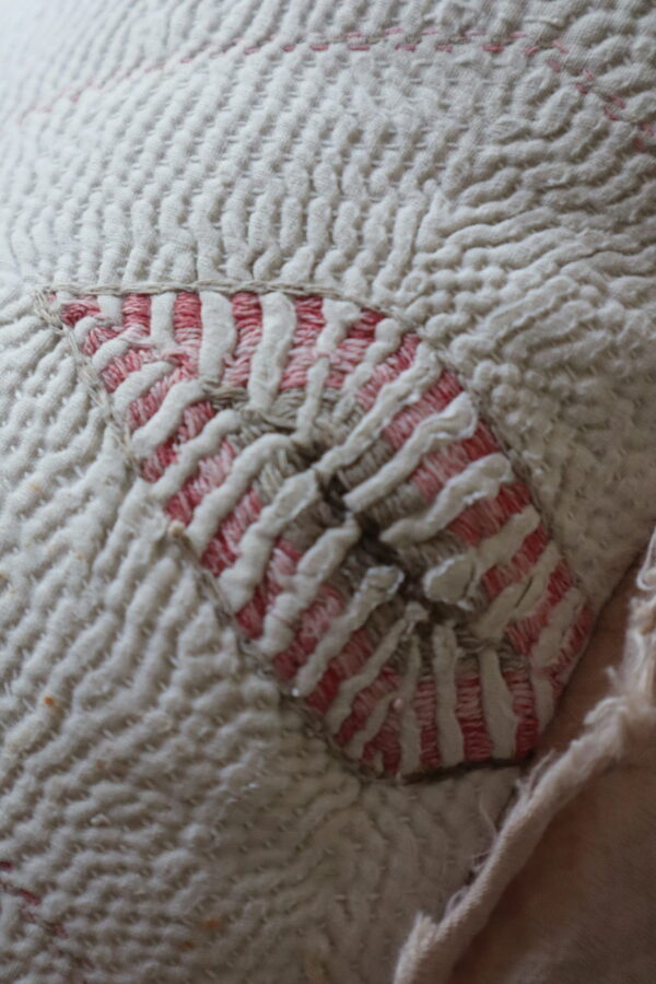Old Kantha Cushion / G 08 - 画像 (4)