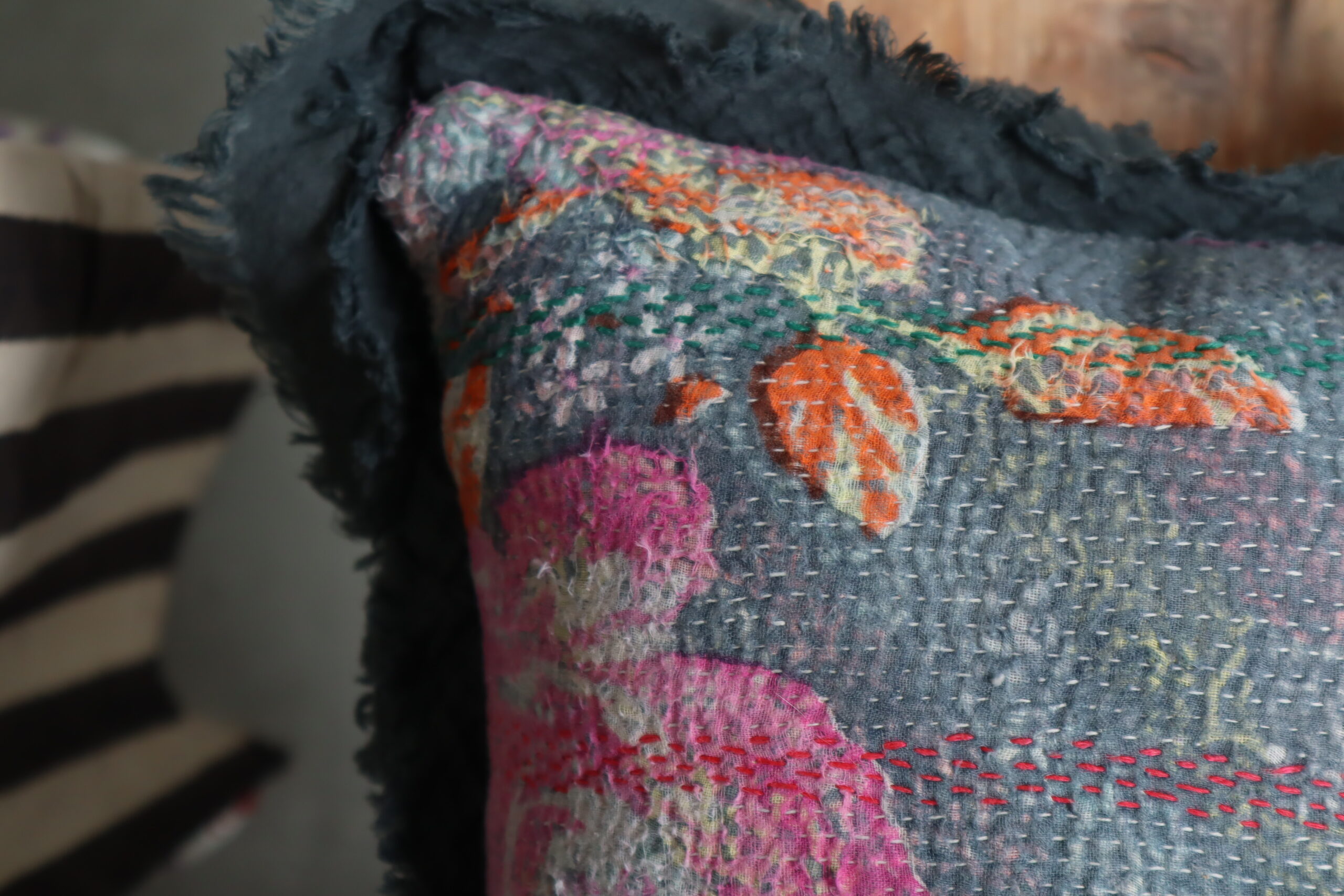 Kantha Cushion / G12 - 画像 (6)