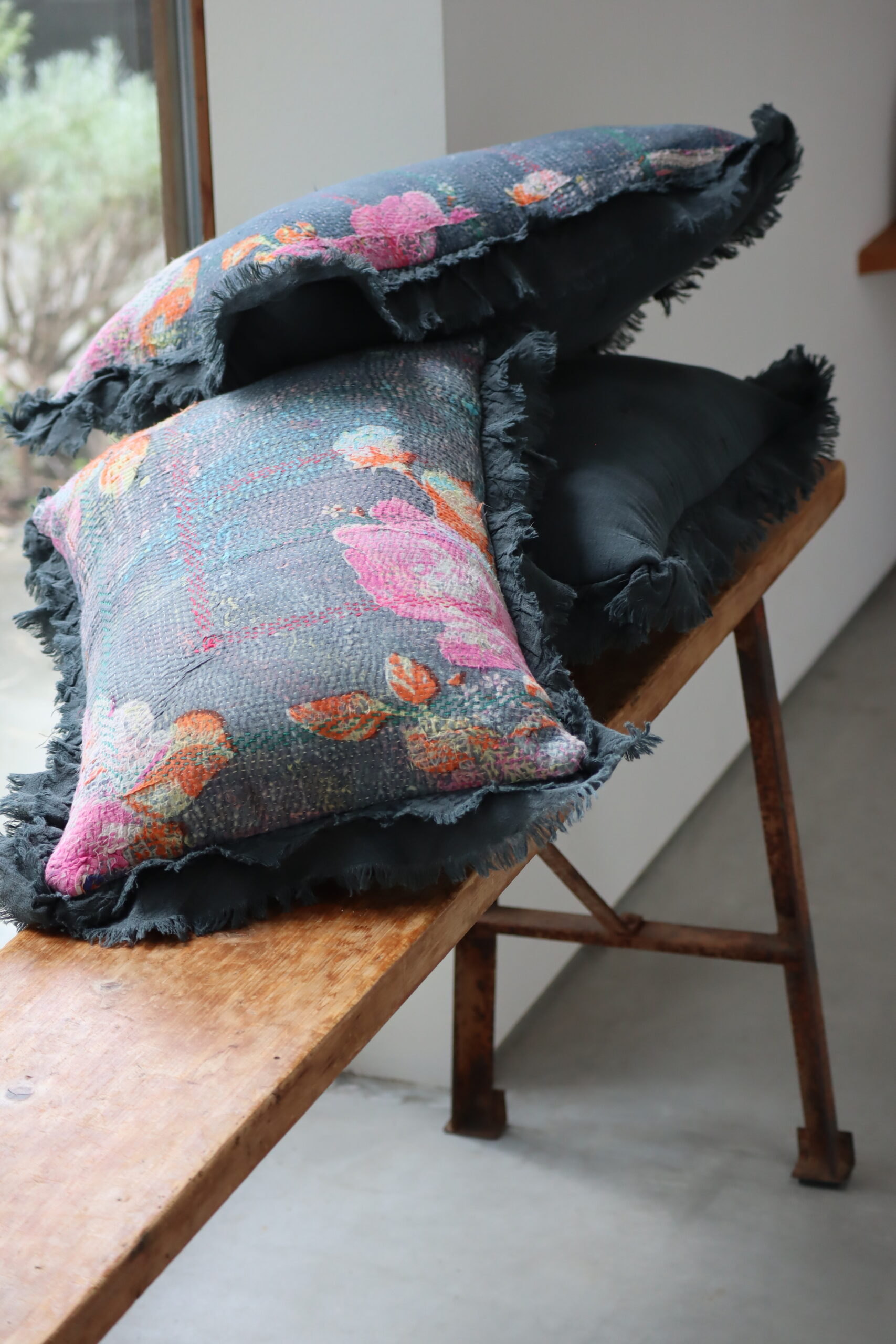 Kantha Cushion / G12 - 画像 (4)