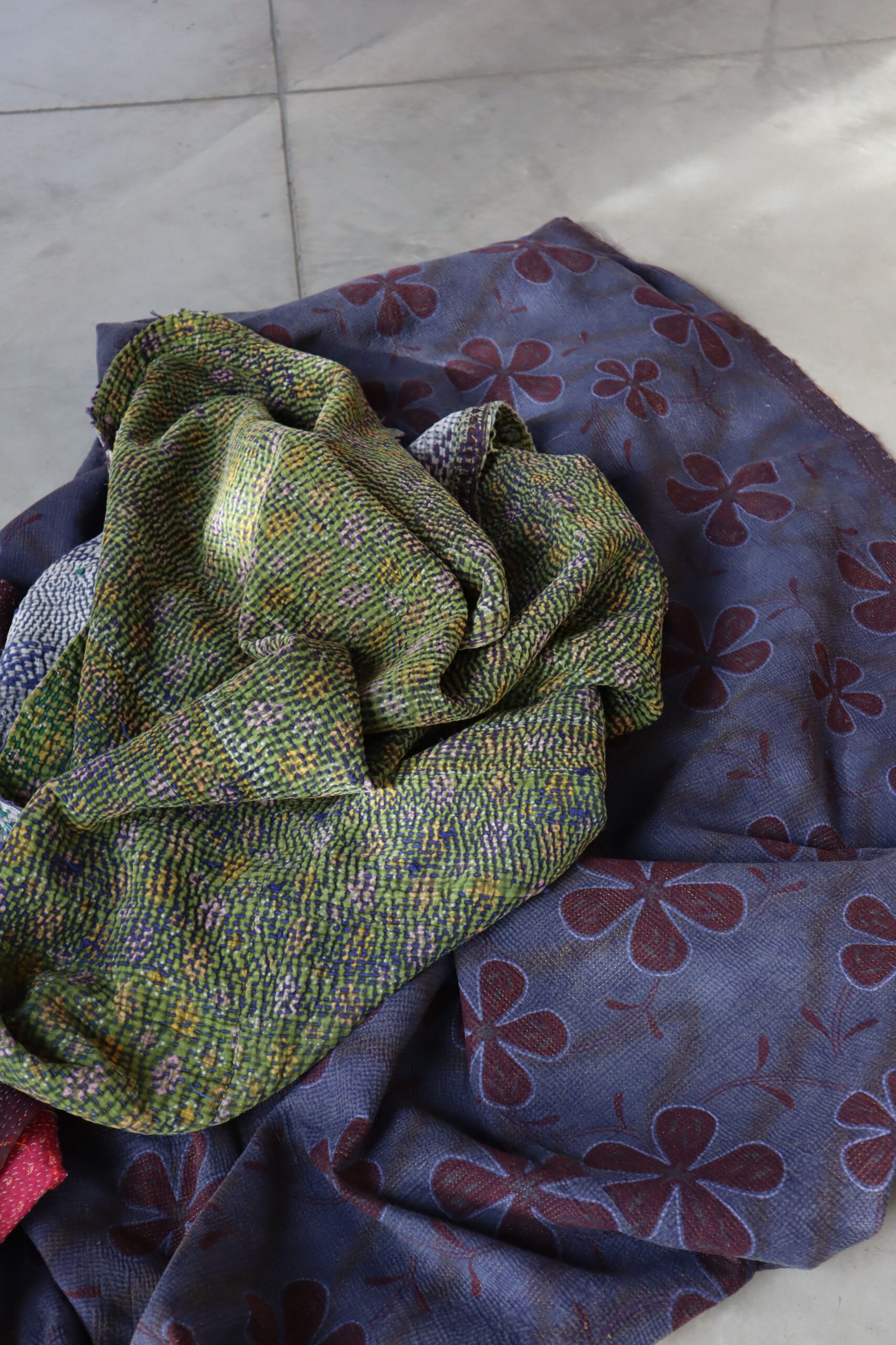 Vintage kantha / V 40 - 画像 (9)