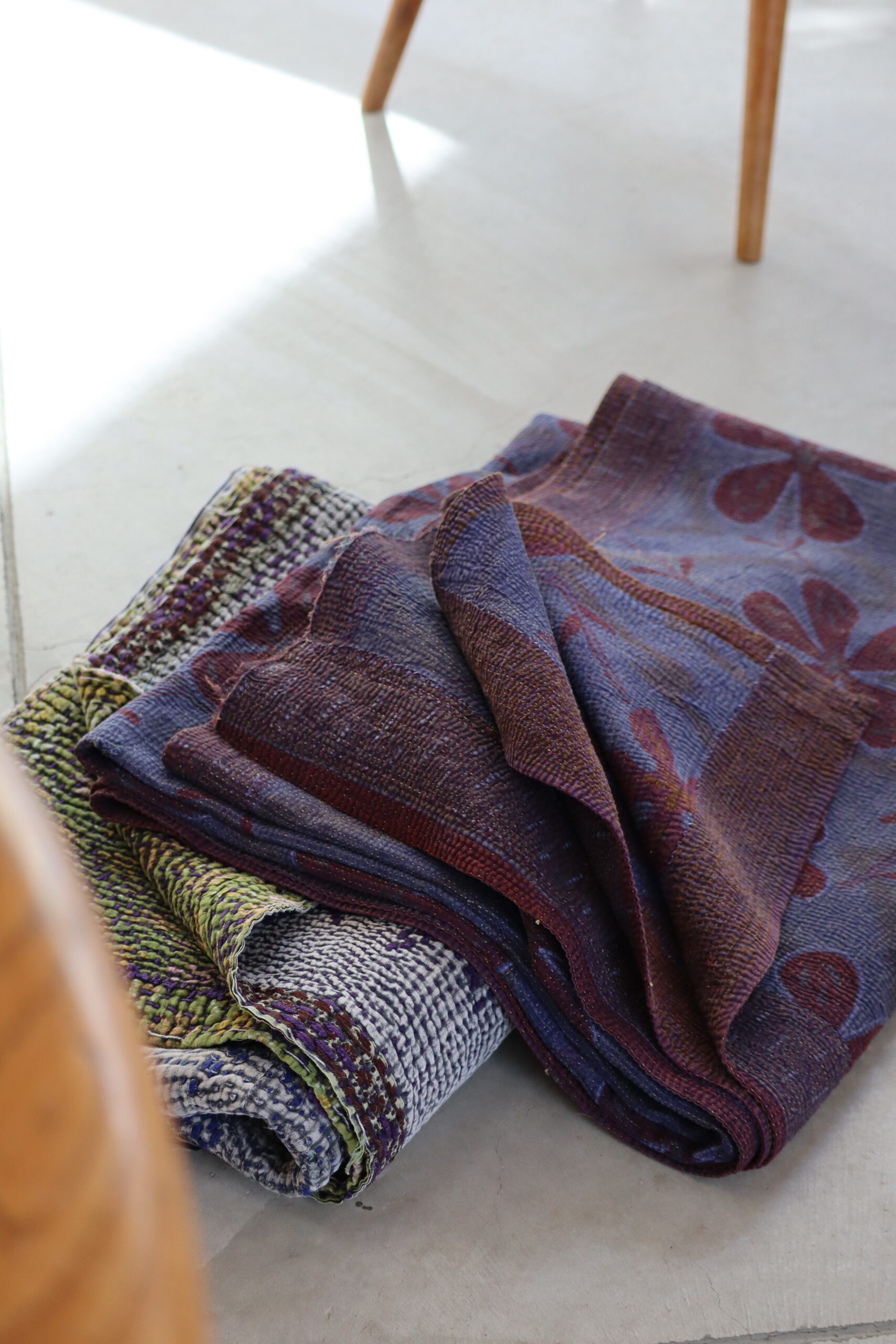 Vintage kantha / V 40 - 画像 (4)