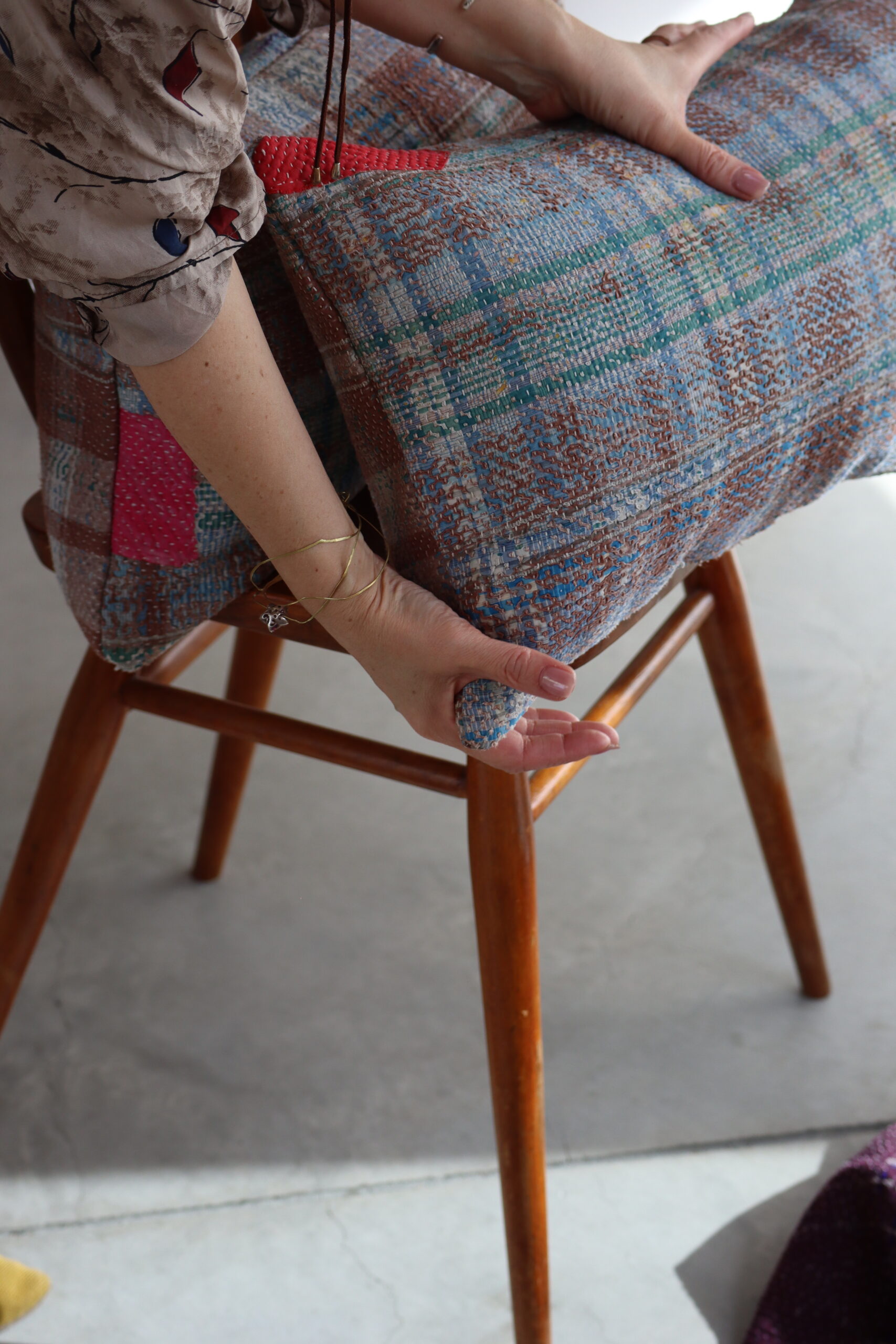 Kantha Cushion / G 21 - 画像 (7)