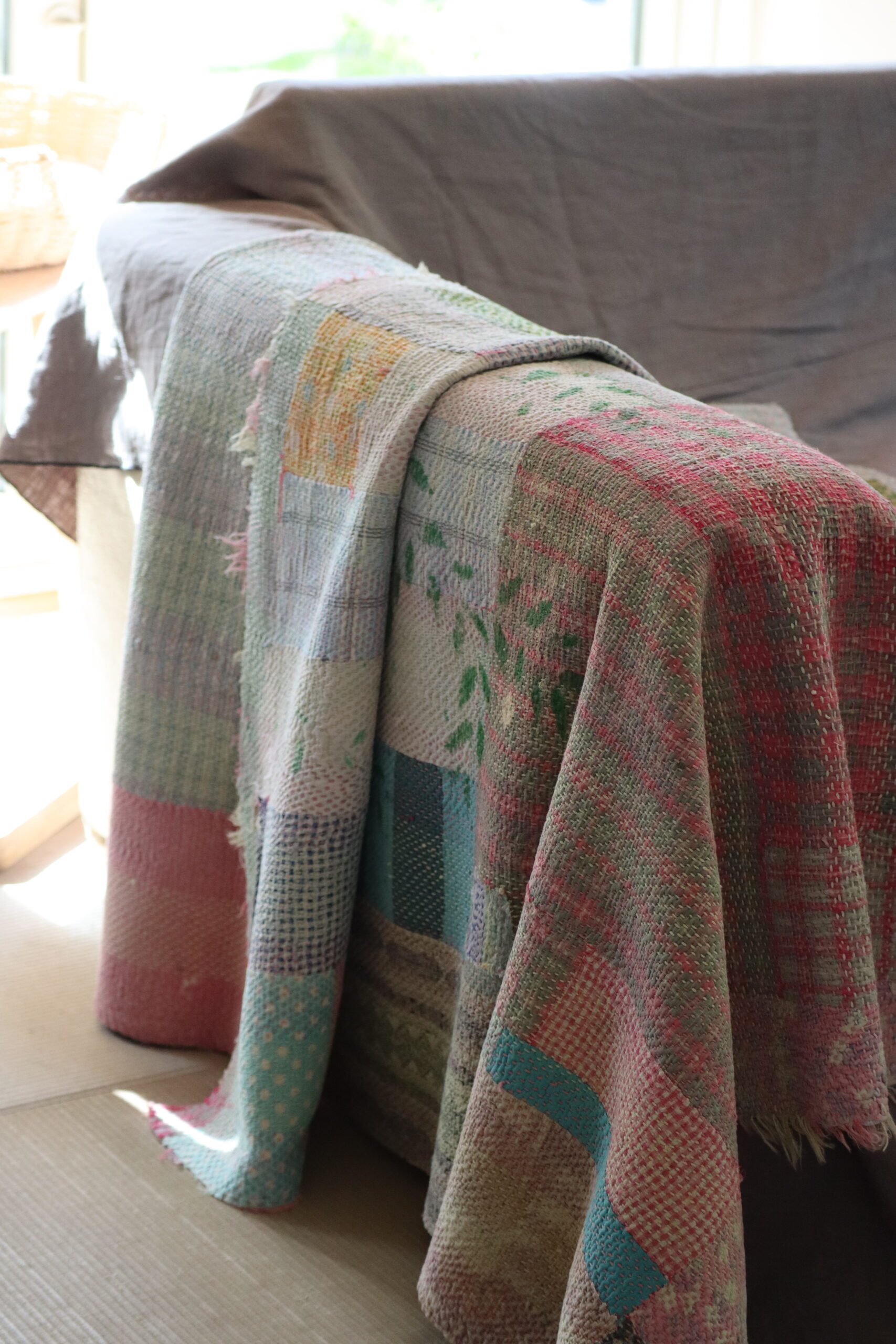 Vintage kantha / V 48 - 画像 (7)