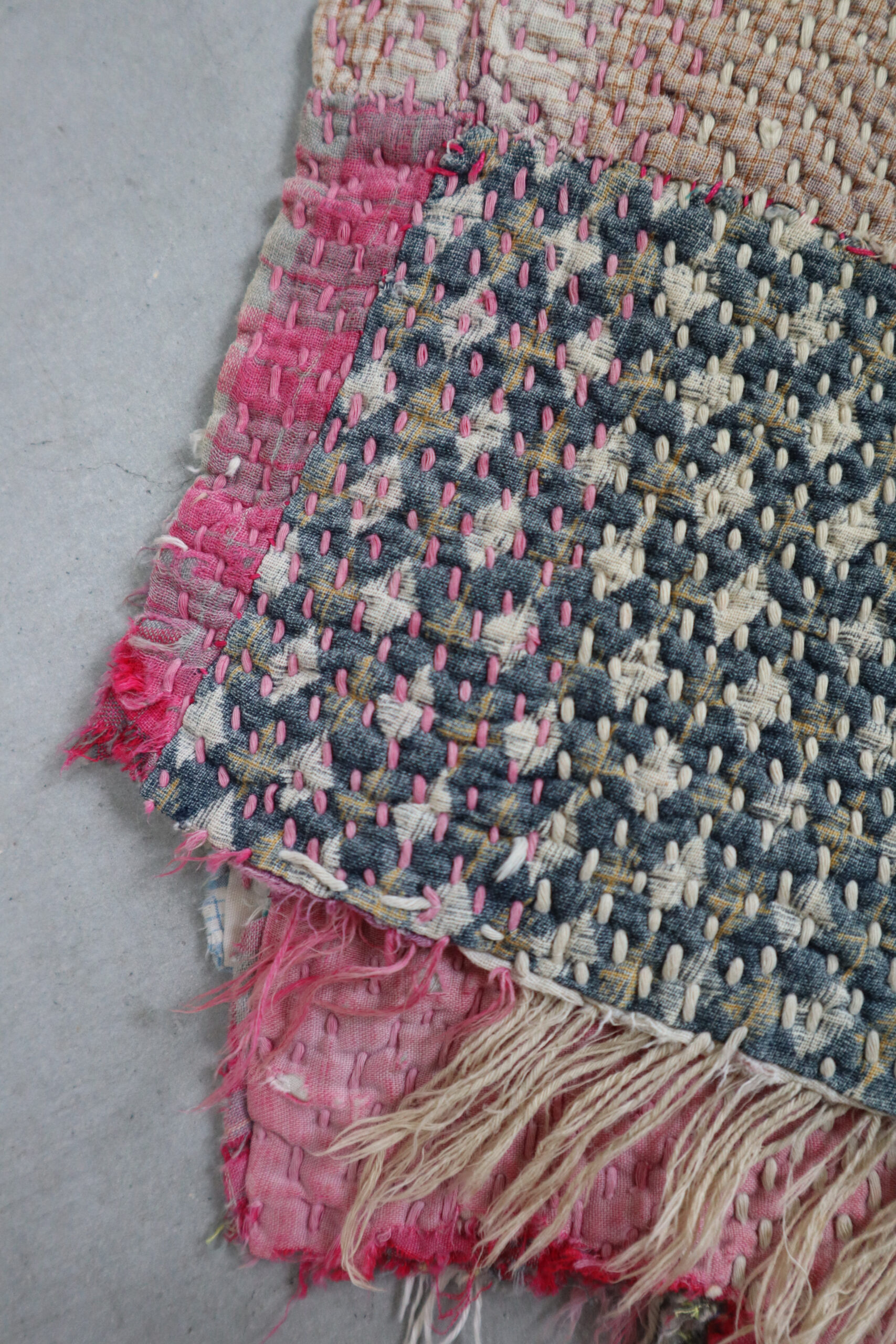 Vintage kantha / V 48 - 画像 (4)