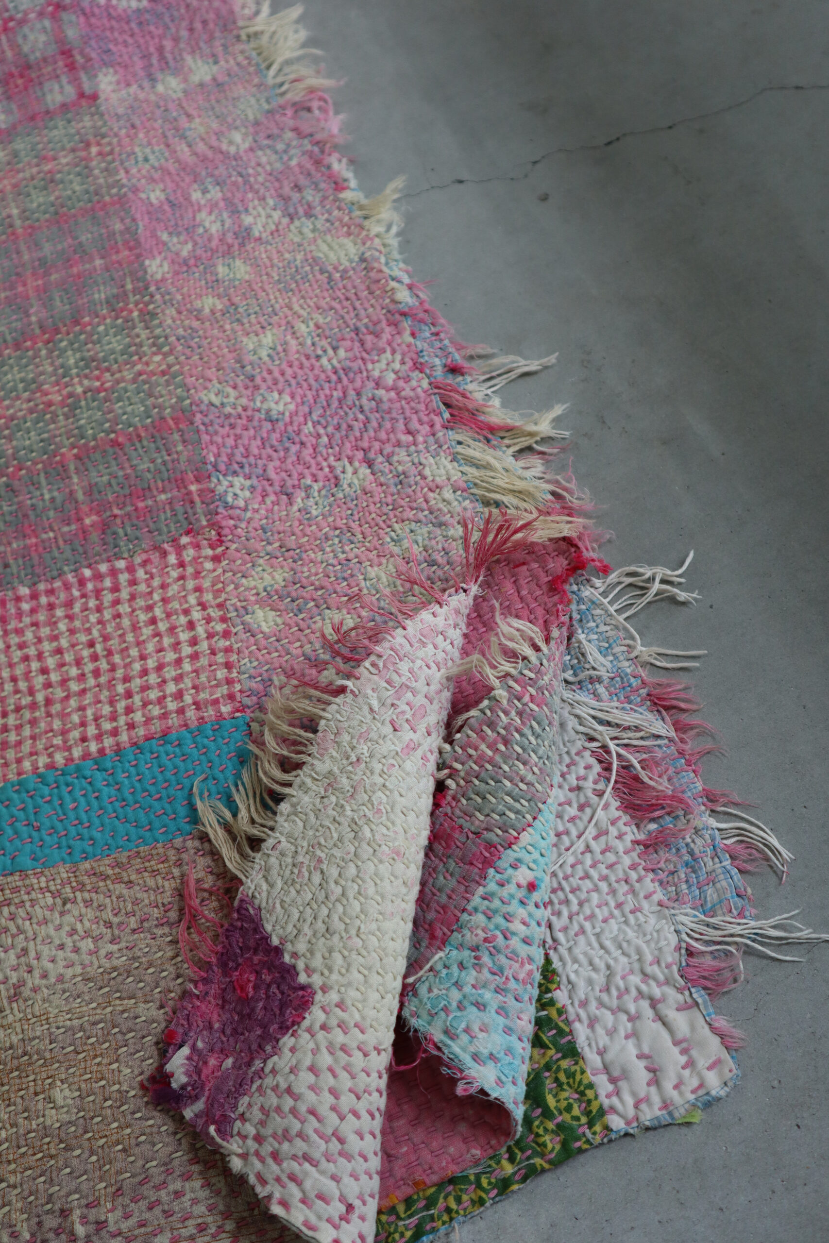 Vintage kantha / V 48 - 画像 (8)