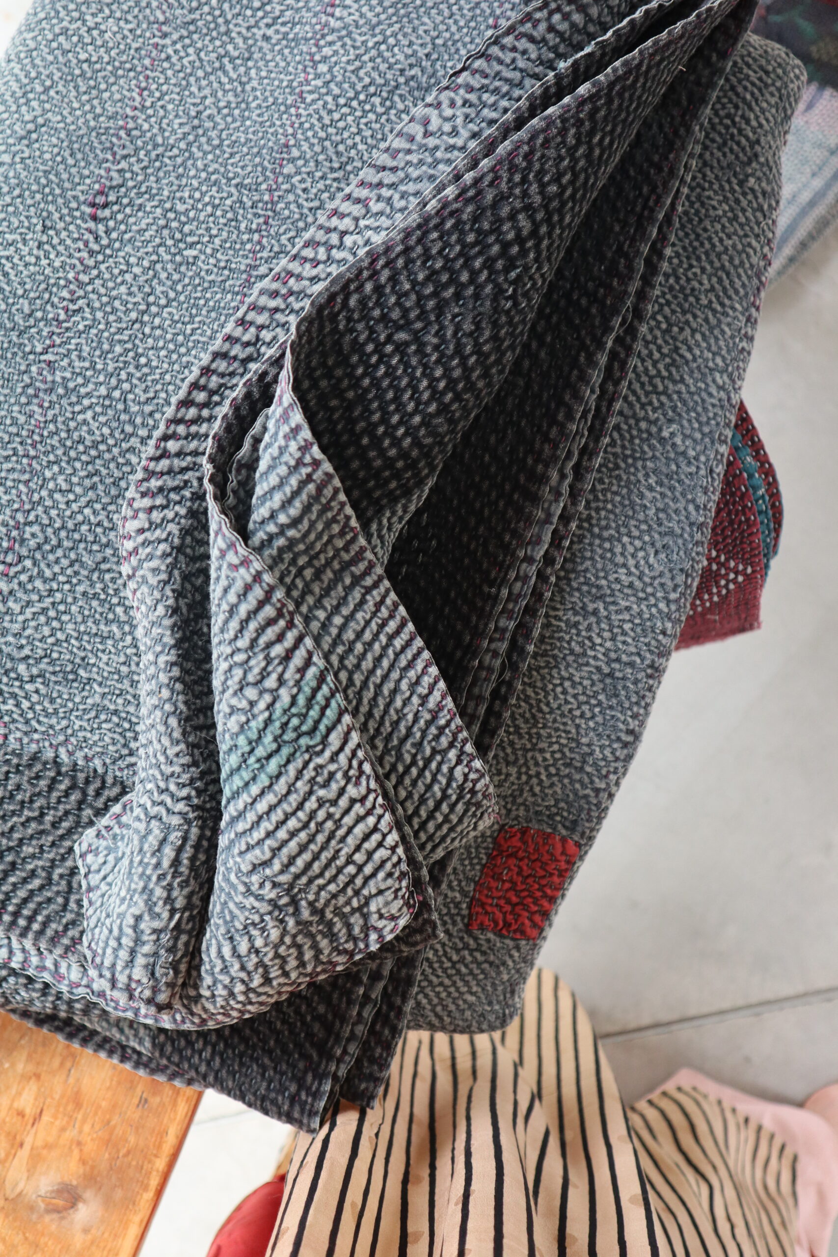 Vintage kantha / V 49 - 画像 (8)