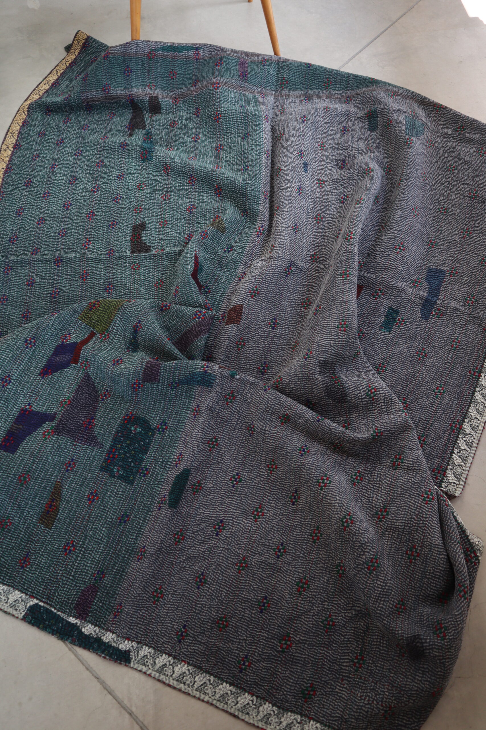 Vintage kantha / V 58 - 画像 (7)