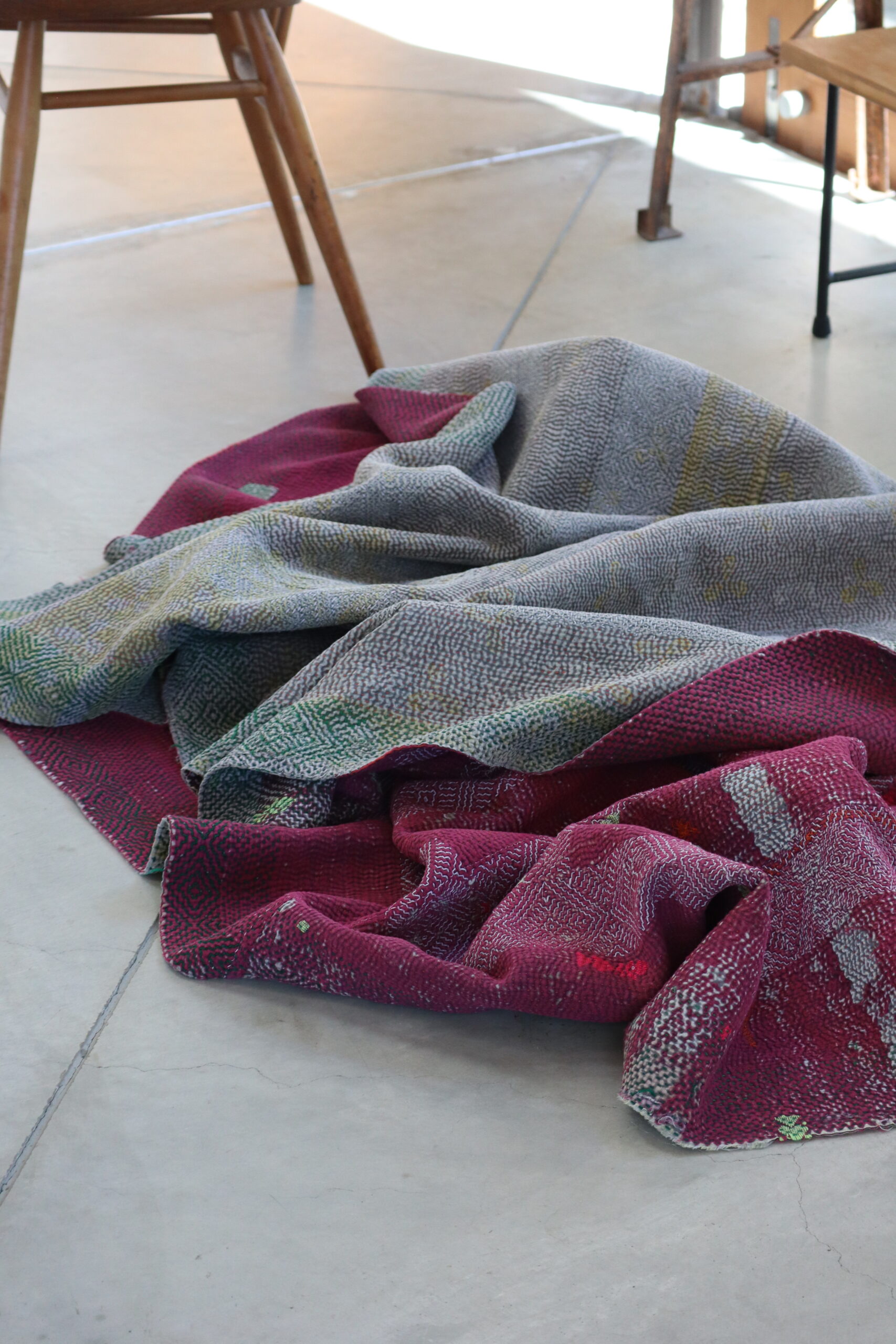 Vintage kantha / V 60 - 画像 (5)