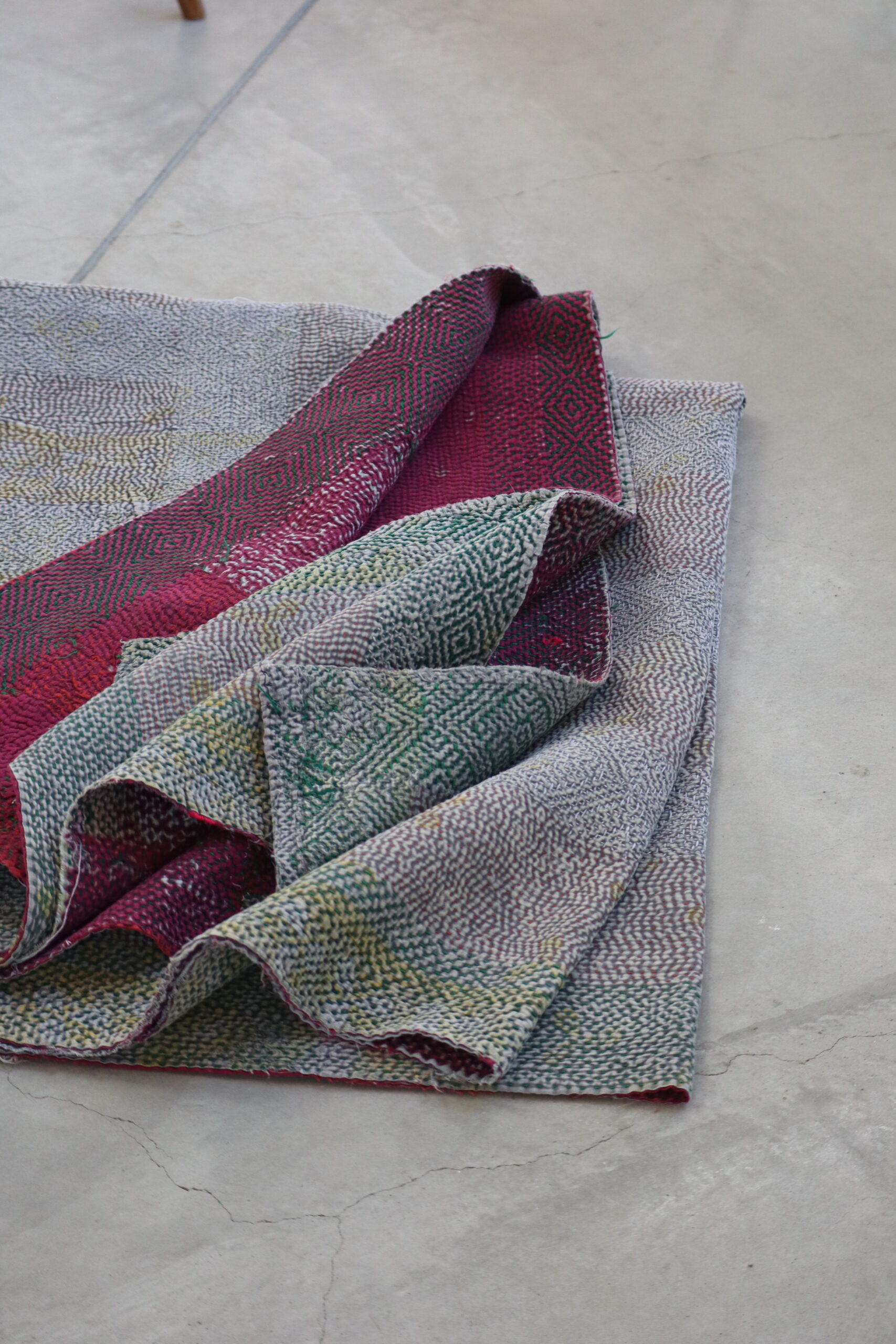 Vintage kantha / V 60 - 画像 (2)