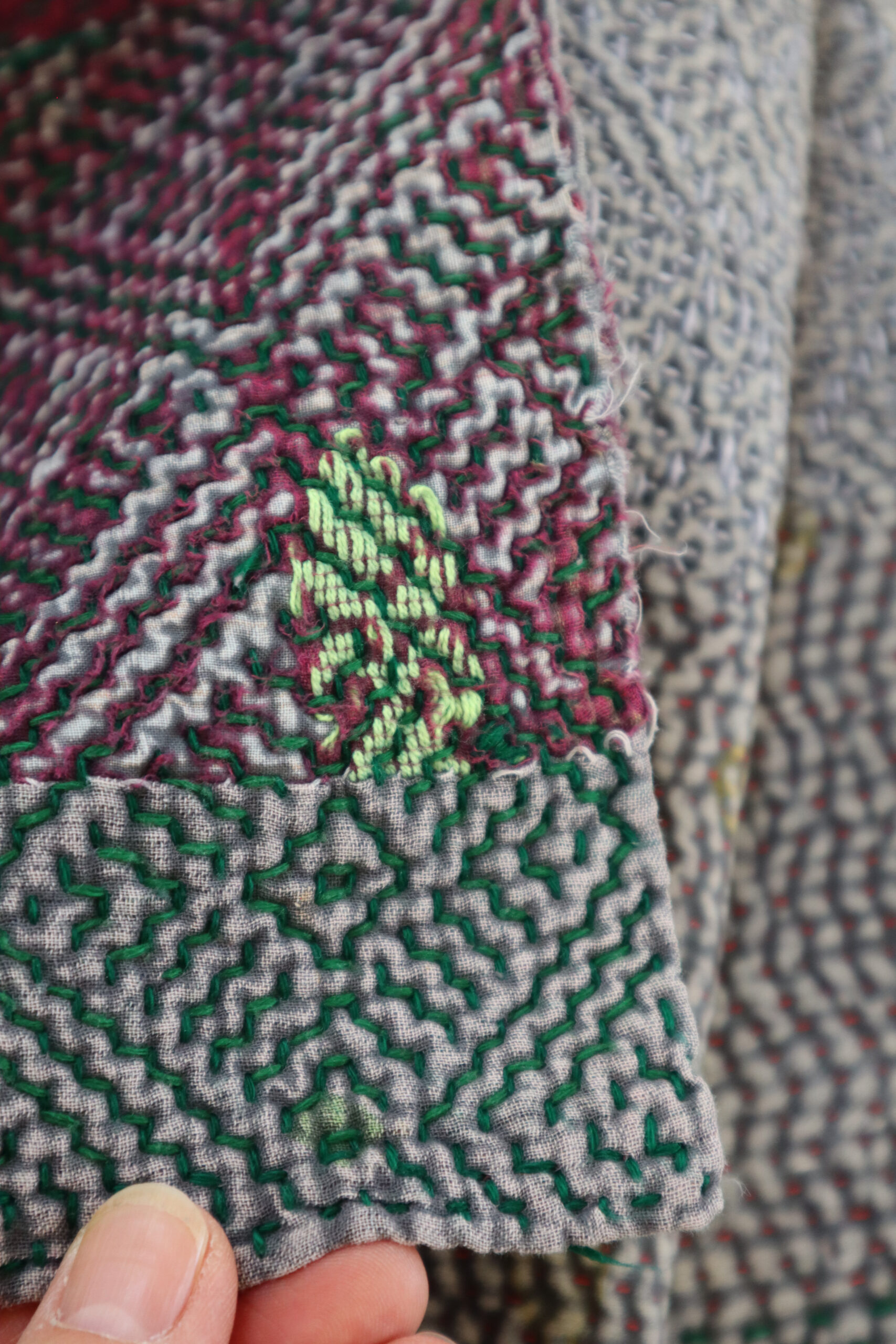 Vintage kantha / V 60 - 画像 (4)